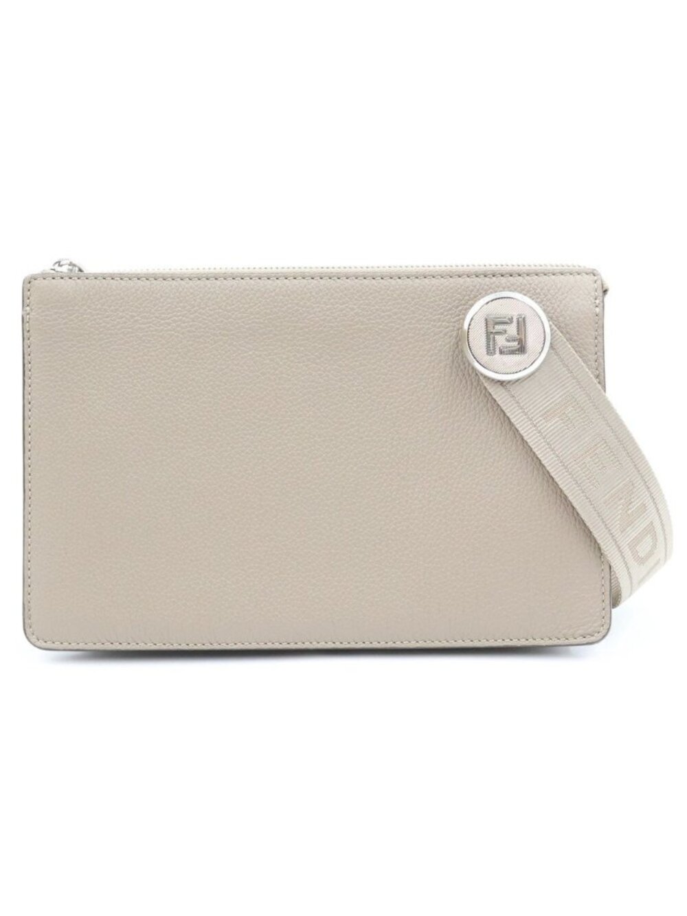 Fendi Chiodo Clutch Beige